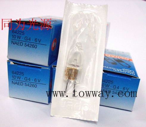 供应OSRAM 6V10W 64225灯泡64223 